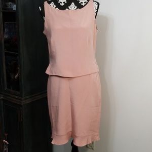 100% silk Skirt and top set